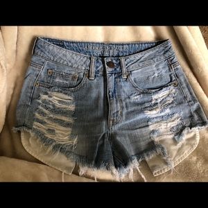 American Eagle Hi-Rise Festival Shorts